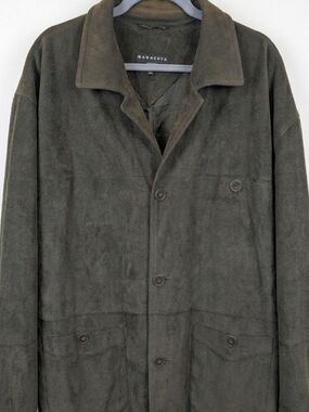 Baracuta XXL Olive Knit Jacket - Vintage Grandpacore Chore Coat